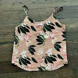 Babaton silk print tank